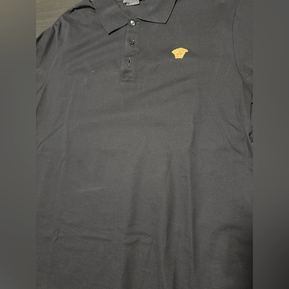 Versace Black Garment with Iconic Medusa Label - Picture 2 of 6